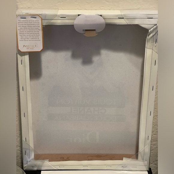 Wall Art Decor Instinct By Art Remedy Fashion Louis Vuitton Bag & Books👜 📚NWT - Picture 3 of 3